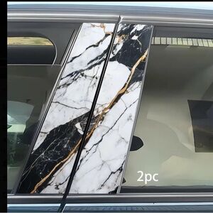 Two cool lightning bolt vinyl decals, waterproof B-pillar and door stickers